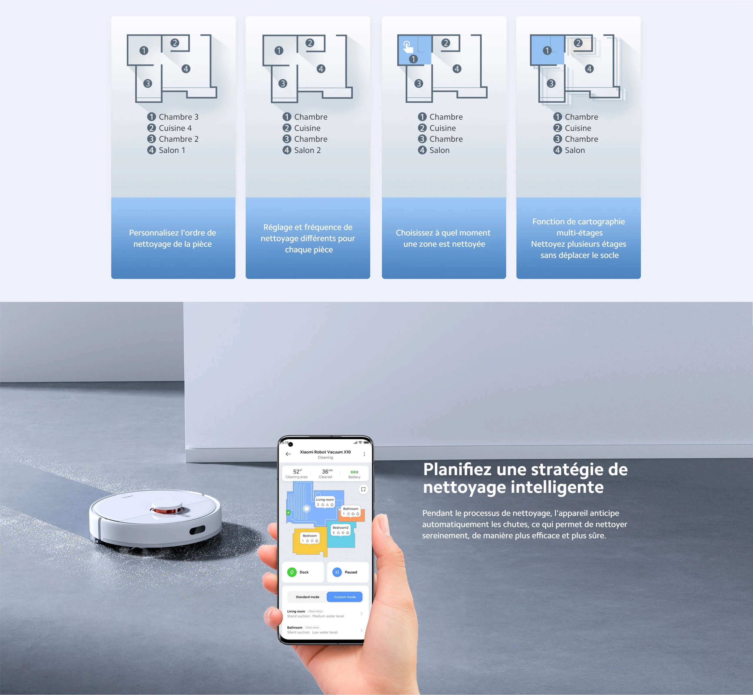 Robot vacuum performing a deep cleaning