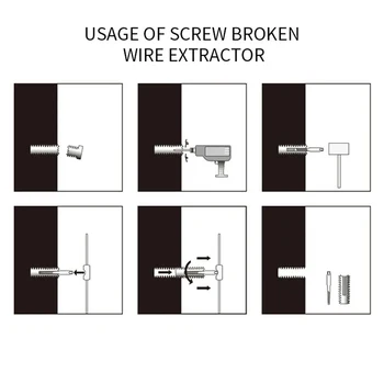 Broken Screw Remover Set 6