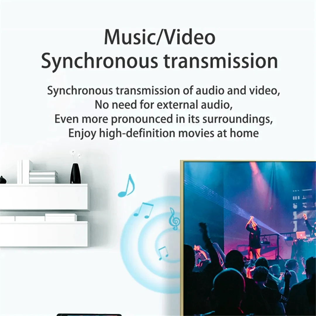 Mini Micro HDTV-Compatible DP Adapter 1.4 Converter Female to Male 4K 60Hz Audio Video Laptop Computer Monitor Projector