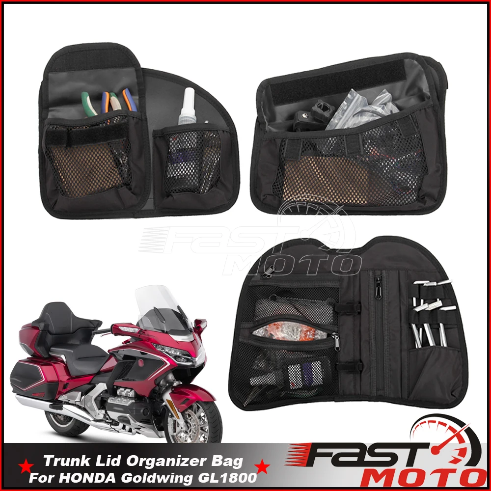 

Для HONDA Goldwing GL1800 Gold Wing GL 1800 коробка для хранения крышки багажника сумка для хранения сумка-Органайзер сумка для багажника мотоцикла сумки для хранения крышки багажника