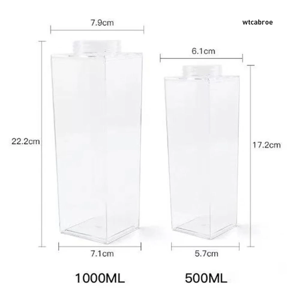 Kitchen Leakproof Creative Transparent Milk Water Gym Bottle Outdoor Climbing Camping Children Mugs Eco Cups Bottles For Sports water bottle sports water bottle plastic water bottle