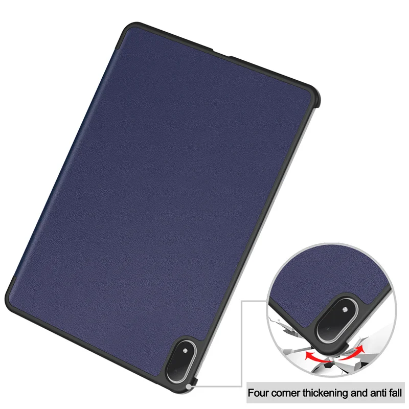 Trifold Leather Stand Hard Smart Tablet Cover 13.2