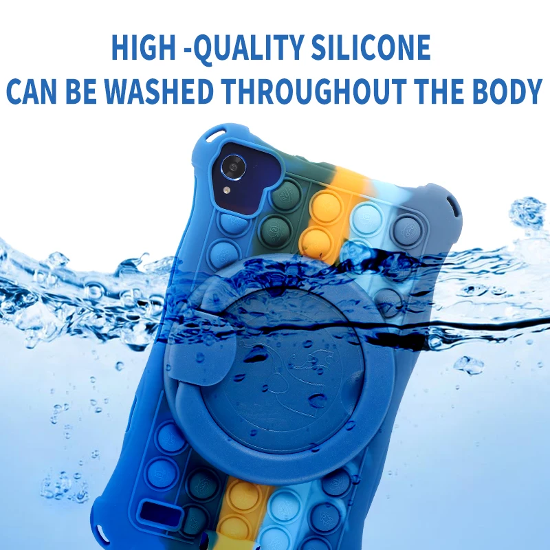 para Teclast P80t P80x Case 8.0 Polegada Tablet 360 Rotação Tampa do Suporte para Teclast P80h P80x P80 Pro Phablet Case Shell de Silicone - Imagem 4