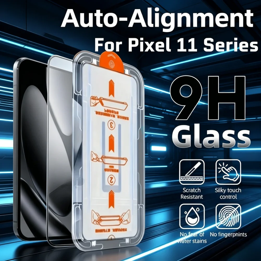 Premium 9H Tempered Glass Screen Protector with Anti-Scratch & Dust-Free Installation Box