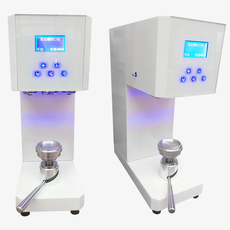 

China New Product Automatic Non-rotating Can Sealer Soda Tin Can Seamer Automatic Bubble Tea Can Sealing Machine