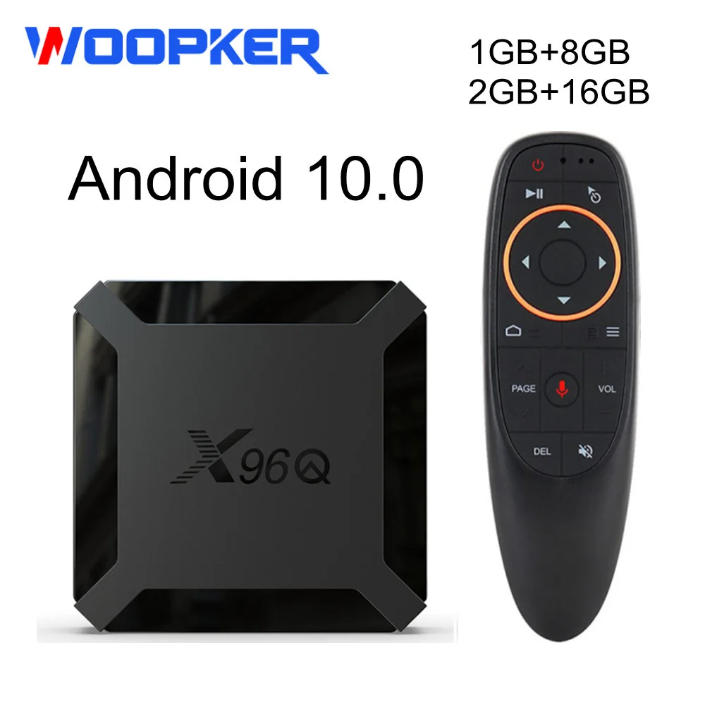 X96Q Android 10.0 Smart TV BOX 2GB 16GB Allwinner H313 Quad Core 4K 60fps 2.4G WIFI Fast Shipping VS H96 Max Set Top Box 1GB 8GB| | - AliExpress