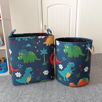 Dinosaur Storage Basket Foldable Laundry Basket Toy Clothes Storage Hamper Organizer Storage Box for Bathroom Bedroom Nursery 3
