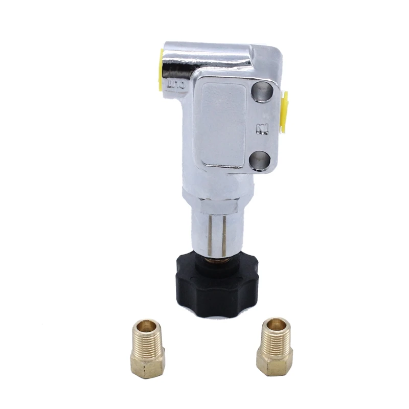 Brake Bias Proportioning Valve Pressure Regulator For Brake Adjustment 1/8-27 NPT Pressure Regulator Screw Knob Type