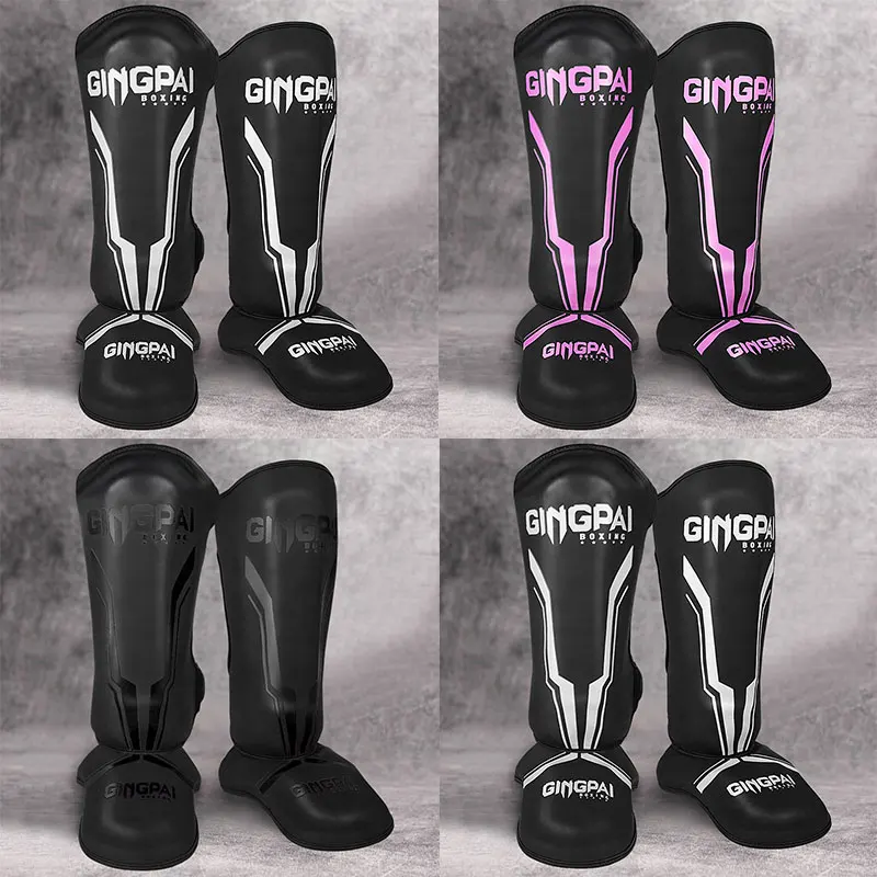 Kickboxing Leg Guard Muay Ankle Protector Sparring MMA Shin Boxing Thickened Fighting Gear Ankle Protective kickboxing leg guards kickboxing shin guards shin guard pads soccer shin guards