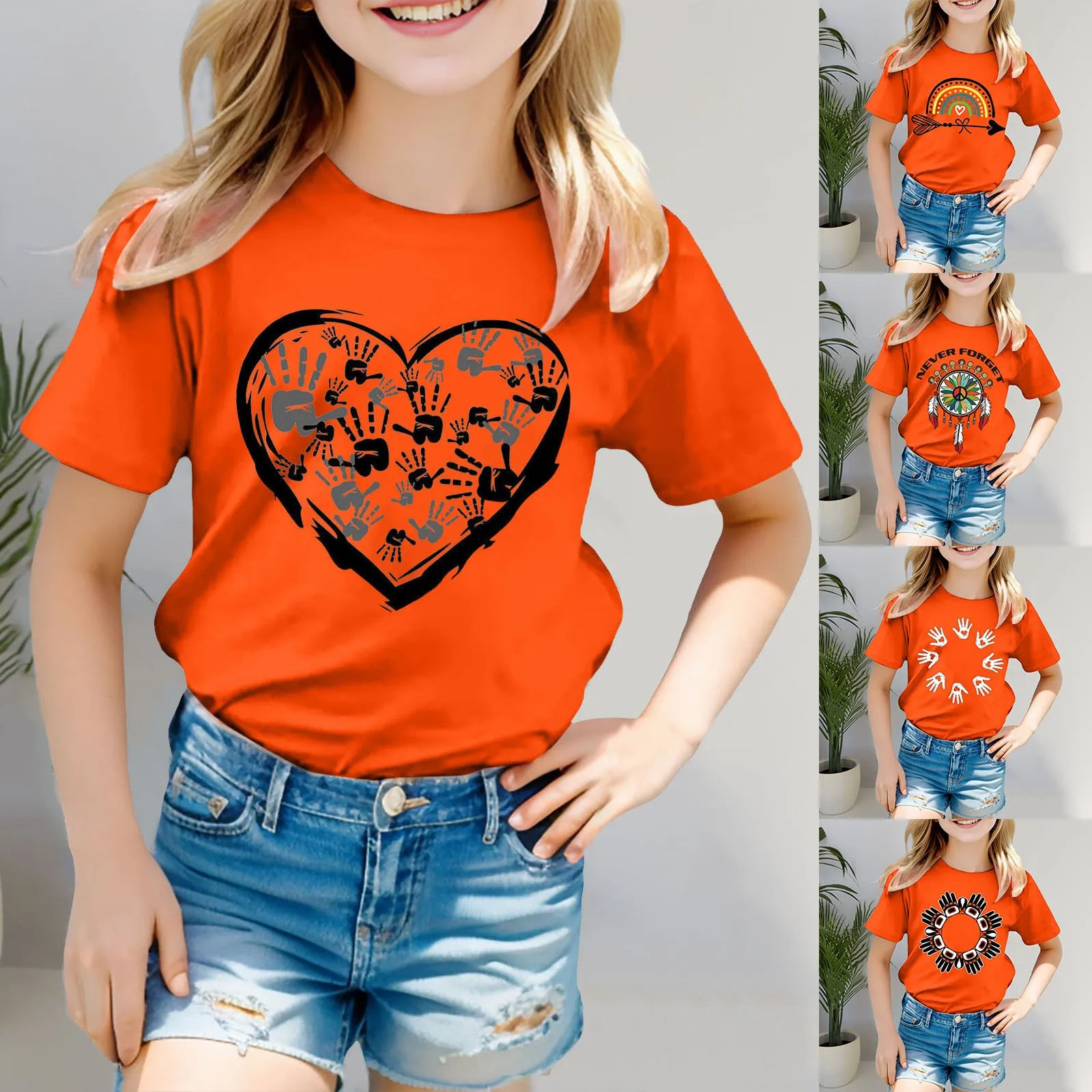 KIDS SHORT SLEEVE T-SHIRT LOVE ON THE WING main image 1