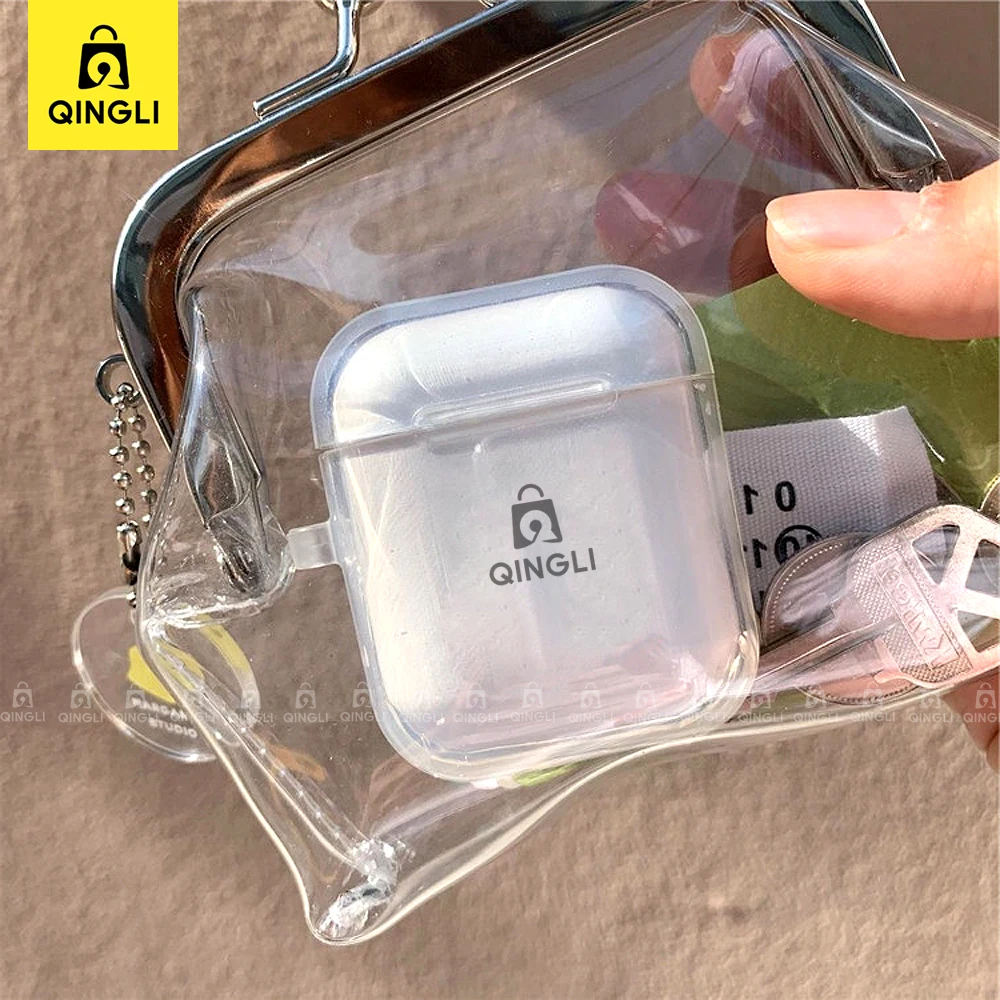 New Fashion Transparent Coin Purse Summer PVC Clear Wallet Women Lipstick Earphone Key Credit Card Storage Bag Girls Small Purse