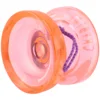 MAGICYOYO K2 Plus Crystal Responsive Yoyo,Dual Purpose Yo-Yo with Replacement Unresponsive Bearing for Intermediate,Orange 6