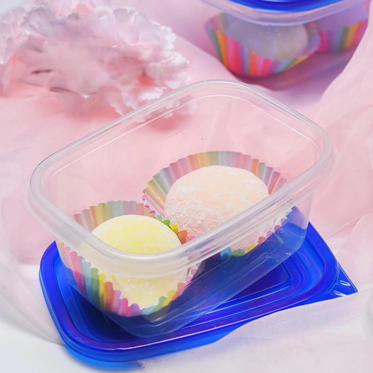 5 pcs Food Storage Containers Plastic Boxes Set 280ml Per Box For Kitchen Leakproof Freezable Box food storage containers