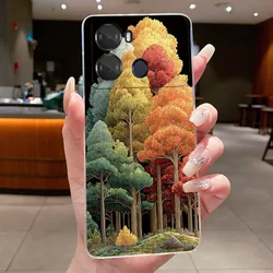 Aesthetic Luxury Cute Cool Pattern Soft Silicone Phone Case - Transparent TPU Back Cover for Itel P40 (TPU - TPU223)