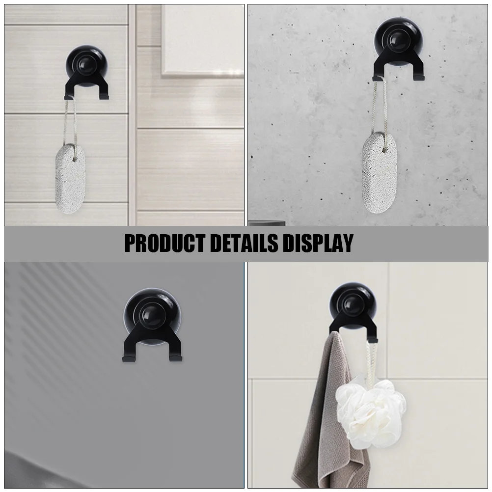 Bathroom Hook Hanging Suction Cup Hook Heavy Duty Hanger 2pcs For Glass Window