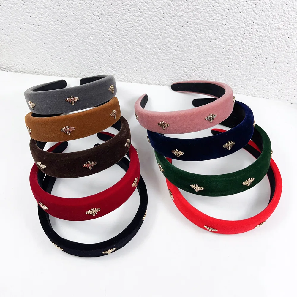 

The New Plush Alloy Hair Band Is Suitable for Women's Hair Accessories. Sponge Girls Have Simple and High-end Hair Bands