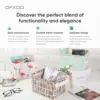 1pc Cotton Linen Fabric Waterproof Desktop Sundries Basket Storage Box Cosmetic Toy Organizer Underwear Socks Clothes Storagebag 4