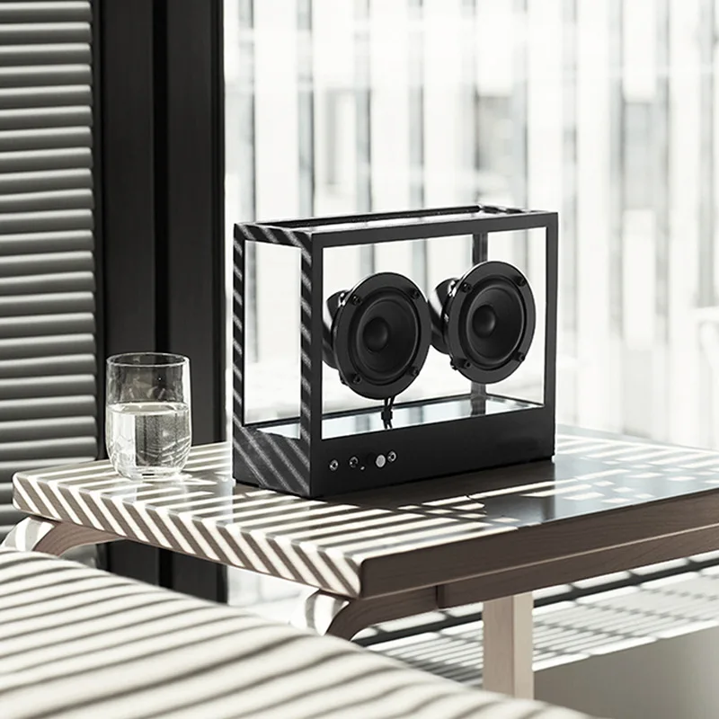 HIFI Bookshelf Bluetooth Speaker AUX Computer Voice Box