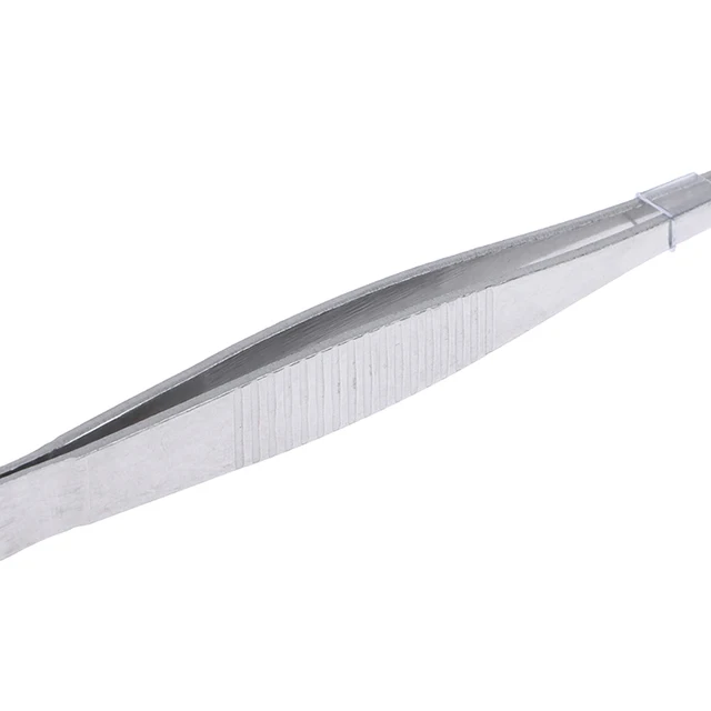 Set 5 Pinzette Da Cucina In Acciaio Inox - Professionali, Curve E Dritte, Per Alimenti E Piccoli Oggetti - Foto 7