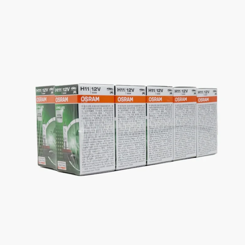 OSRAM H11 Original Long Life Halogen Headlight Bulb - 12V 55W