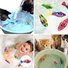 Electronic Fish Baby Summer Bath Toys Pet Cat Toy Swimming Robot Fish with LED Light Kids Water Swim Pool Bathtub Toy Funny Gift 6