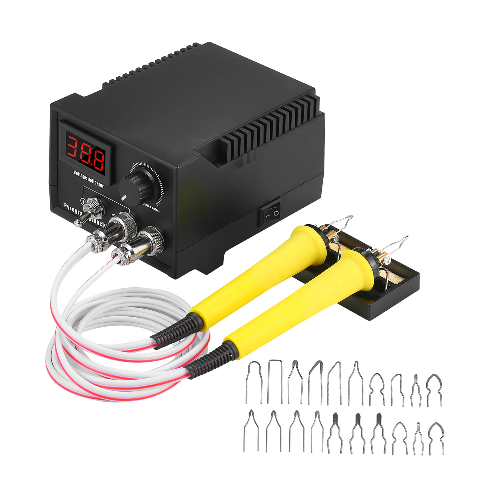 Kit de herramientas para quemar madera, Kit de Pirograbador de pirograbado,  máquina para soldar eléctrico, 110V 240V|Soldadores eléctricos| - AliExpress