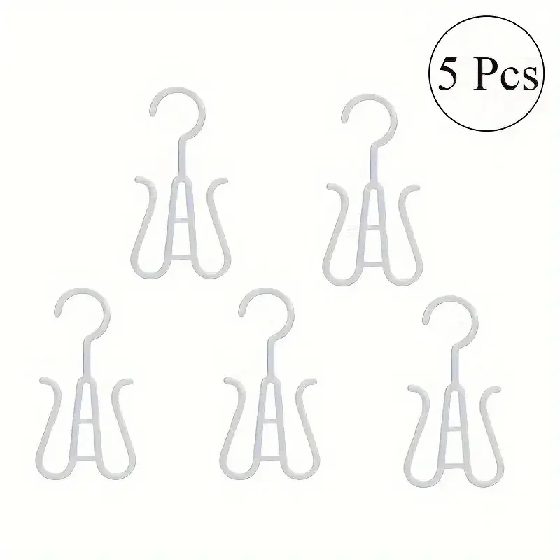 thumbnail image 1 of Multi-Purpose 5-Pack Portable Reinforced Wig Hangers for Wigs, Hats, and Shoes, 1 of 4