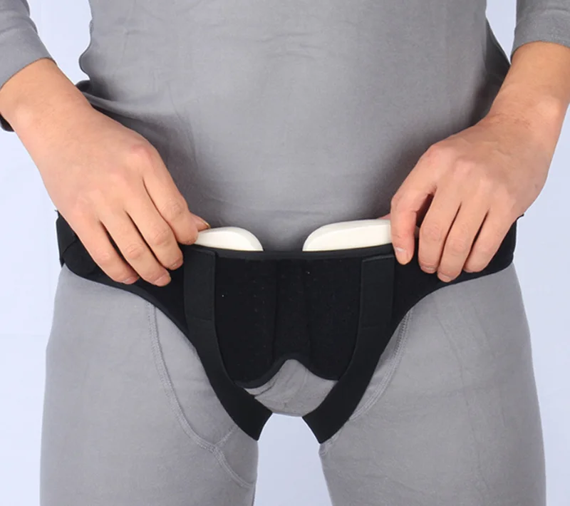 VELPEAU Hernia Belt Truss Adjustable for Single/Double Inguinal and Sports  Hernia with 2 Compression Pads Use for Men and Women