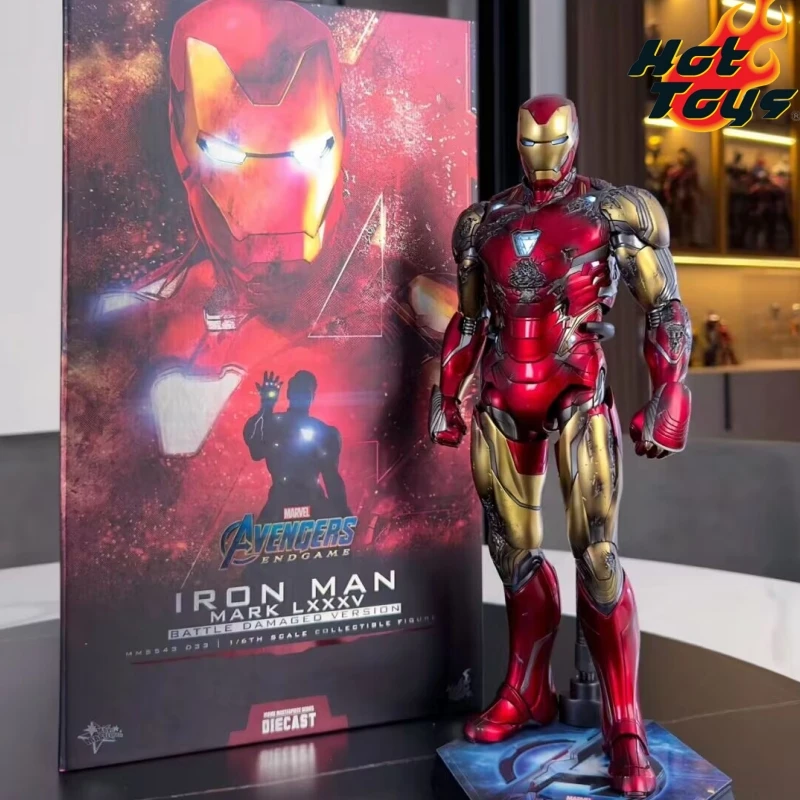 

New In Stock Hottoys Ht Mms543 Reunion 4-Final Battle - Iron Man Mk85 Battle Damage Mk85 Gift