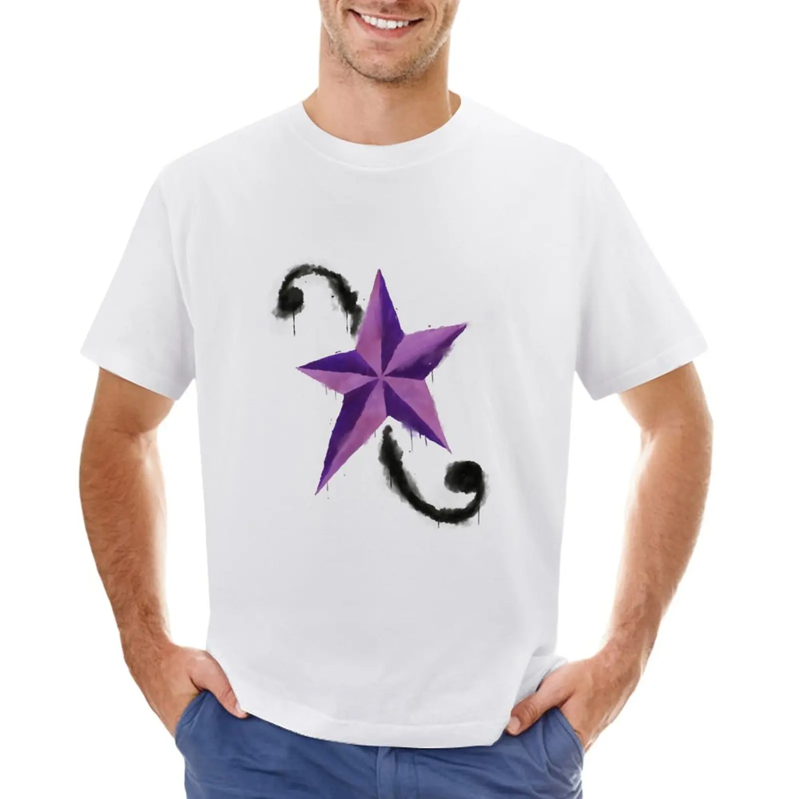 Paint Splatter - Aria Blaze T-Shirt Ad Asciugatura Rapida Funnys T-Shirt Grafiche Da Uomo