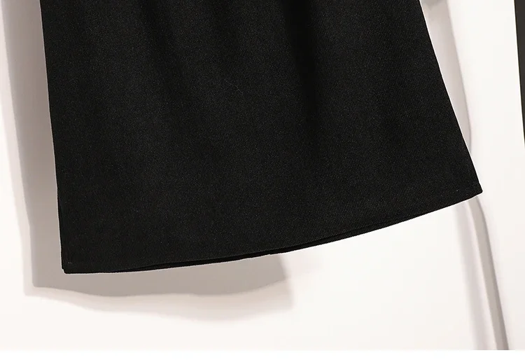 2026 herbst Plus Größe Rock Frauen Hohe Elastische Taille Große Größe Rock Koreanischen Stil Elegante Braun Casual Schlitz Bleistift Röcke – Detail 18