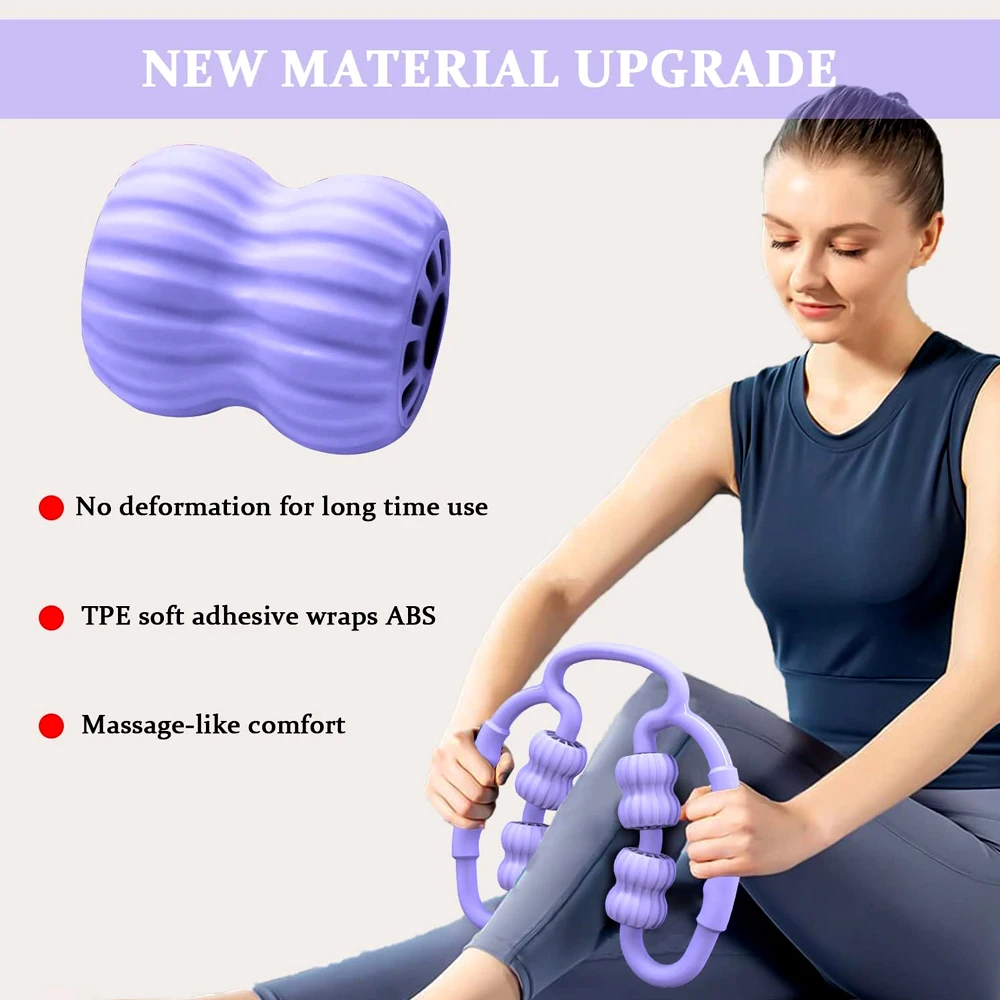 Neck Massager Lymphatic Drainage Massager Neck Massager Roller for Deep  Tissue in Back, Shoulder, Waist, Legs Pain Relief - AliExpress