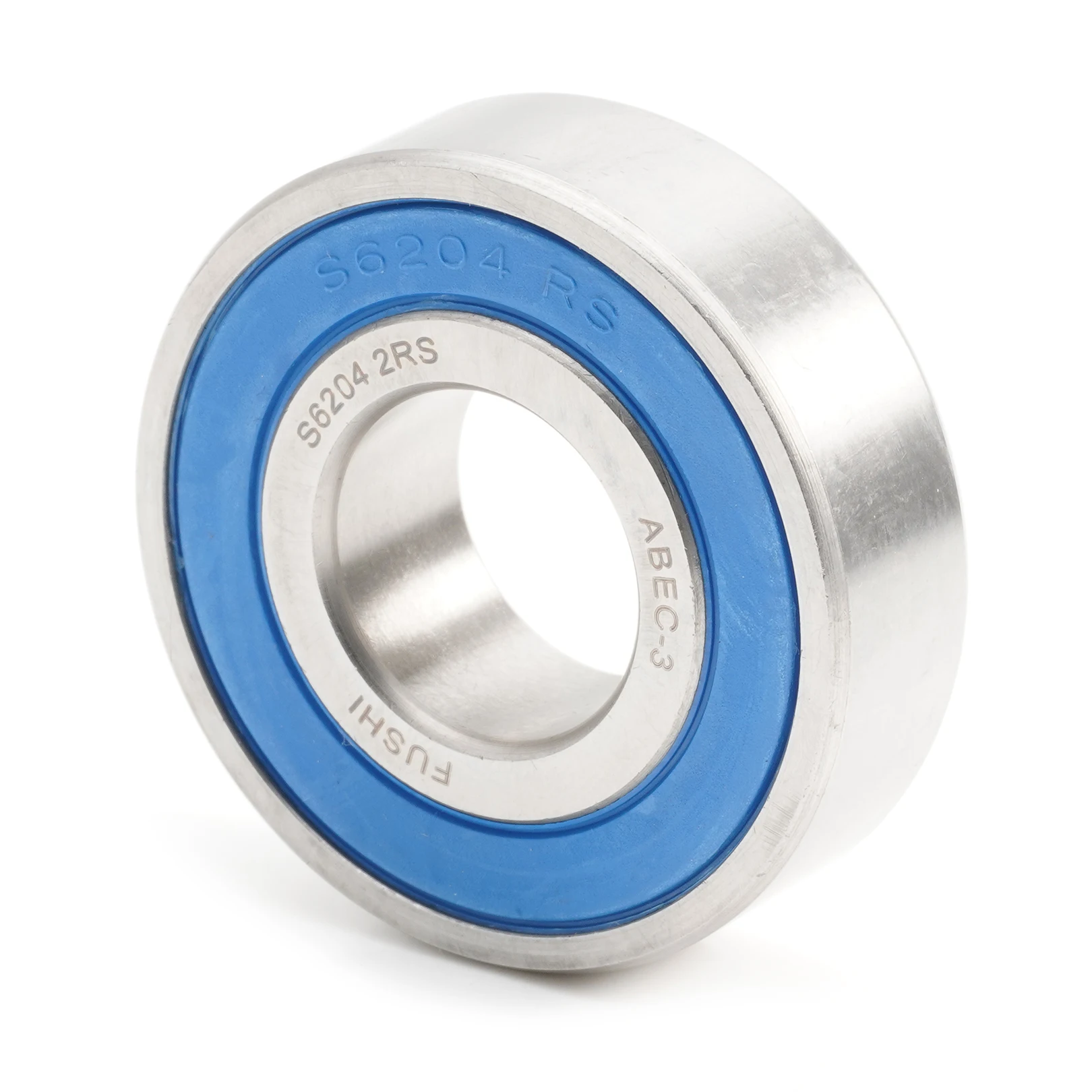 S6204RS 볼 베어링, ABEC-3 440C 스테인리스 스틸 S 6204RS 볼 베어링, 6204 스테인리스 스틸 볼 베어링, 20*47*14mm (5 개)