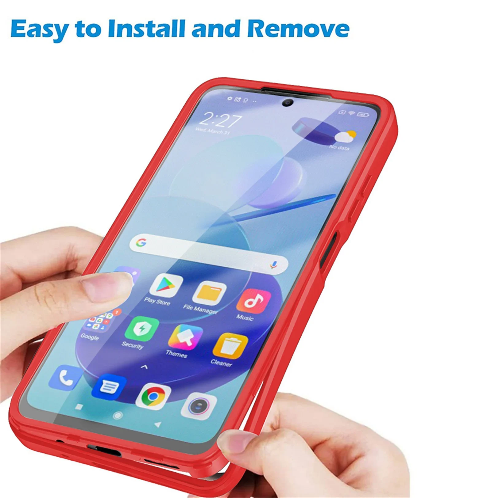 360 Double-Sided Clear Shockproof Phone Case with Full Protection and Camera Lens Guard
