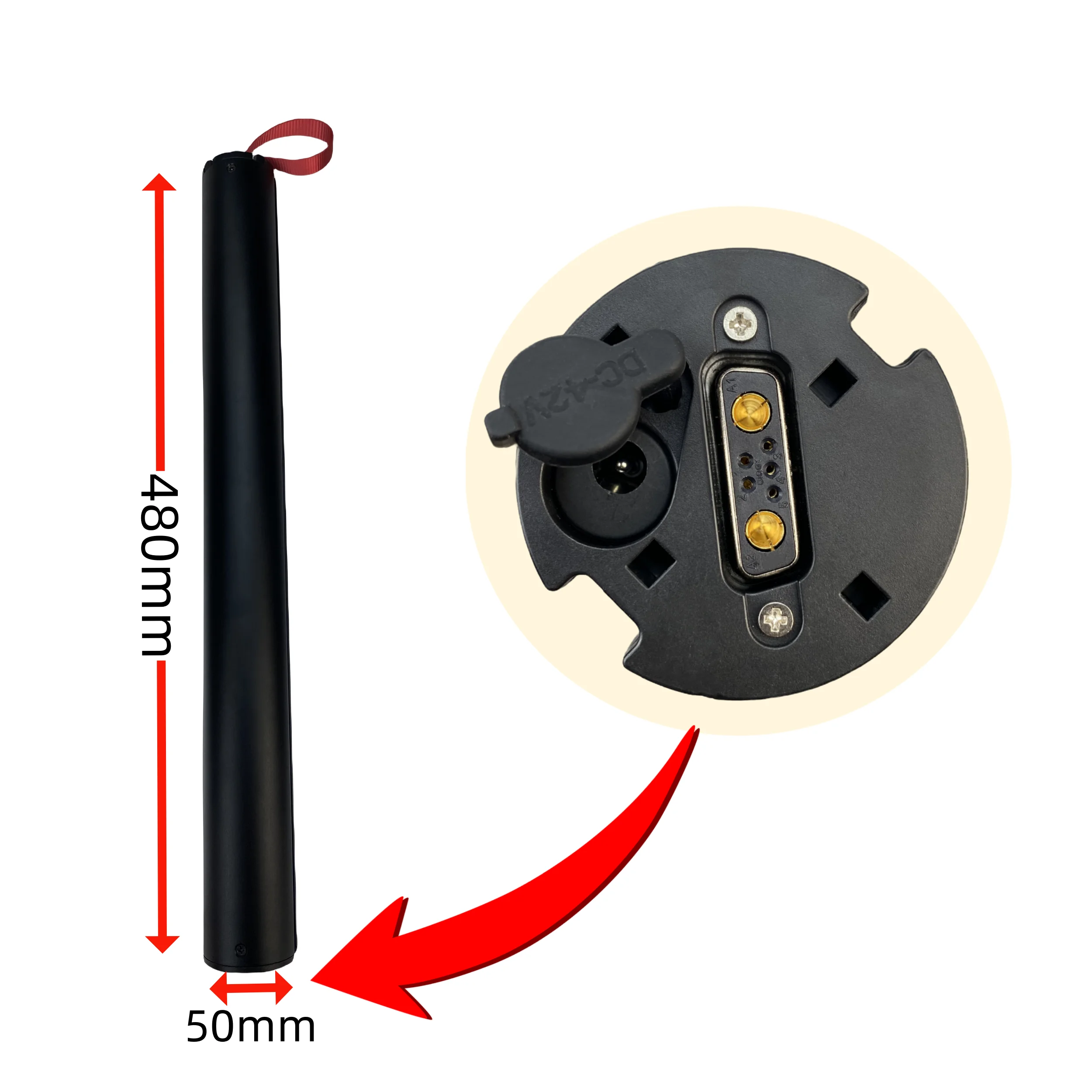 X7 scooter 36V 5.2 AH MBS rechargeable lithium battery for HX X7 scooter rechargeable battery