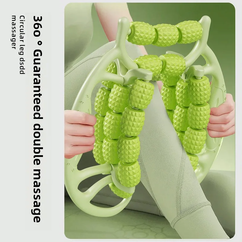 18/23/29 Rounds Leg Massage Roller Calf Arm Body Slimming Body Anti Cellulite Massager Women Magic Shapely Legs Relax Tool