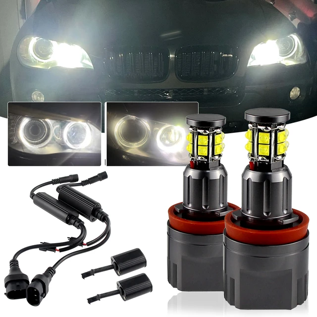 Kit Led Marker Angel Eyes CREE DRL H8 Canbus 120W BMW E90 E92 E93 E81 E82  E83 E87 E70 E71 