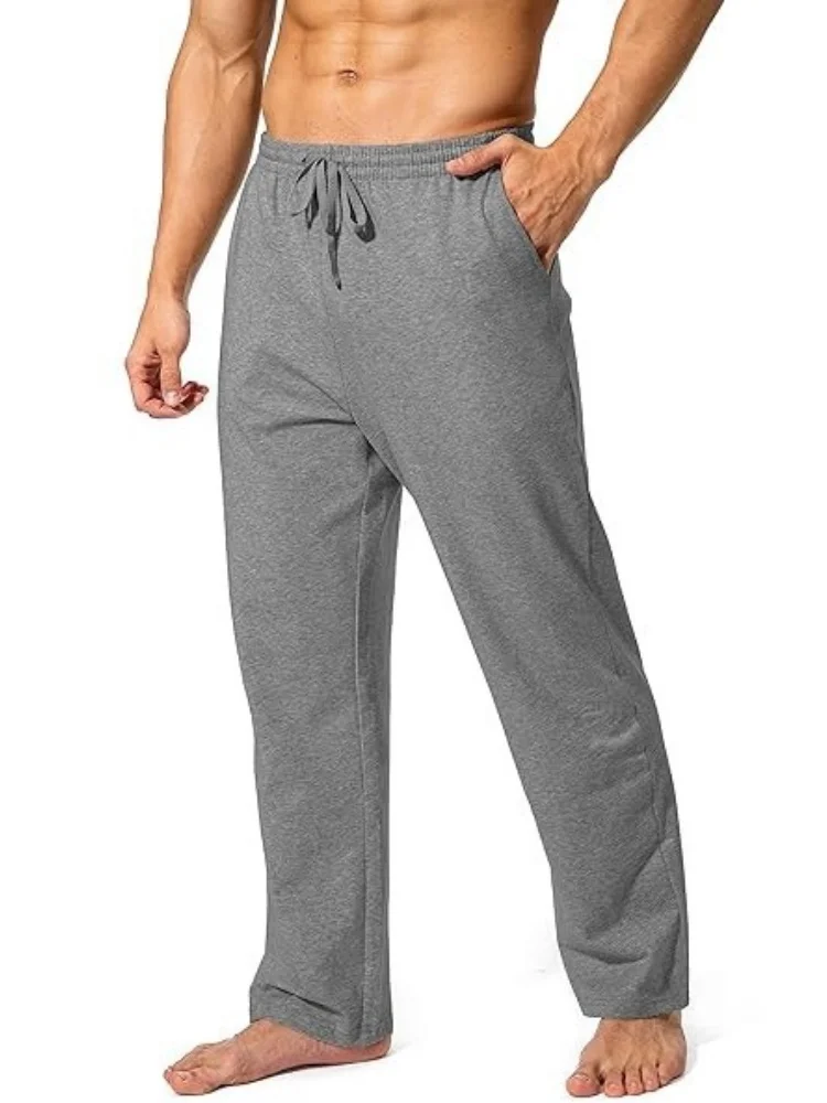 Men's Athletic Jogging Sweatpants - Elastic Fitness Training Trousers