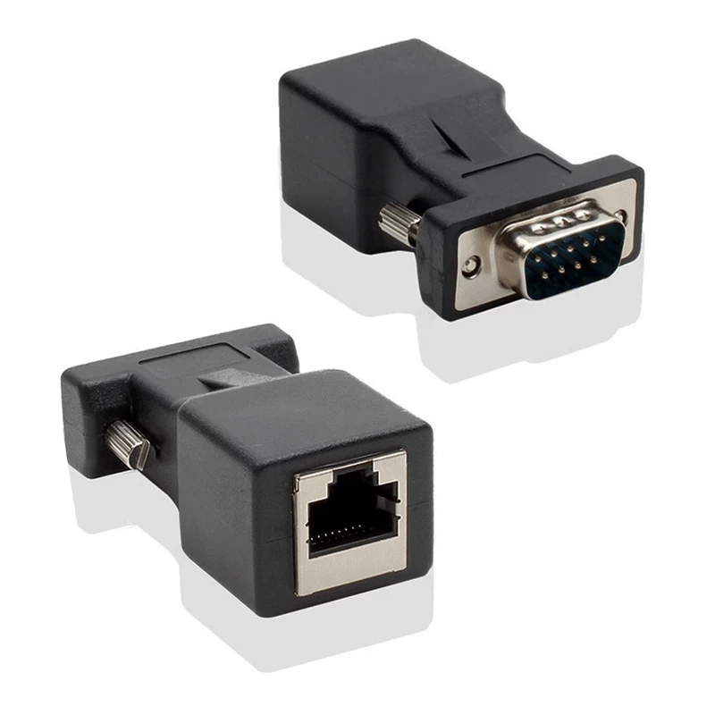 DB9 RS232  Ʈ-RJ45  Ŀ DB9  Ʈ ͽٴ-LAN CAT5 CAT6 RJ45 Ʈũ ̴ ̺ 
