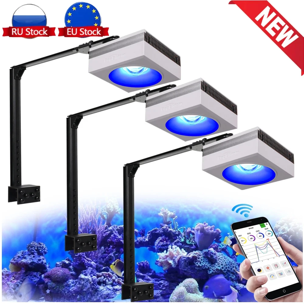 PopBloo RL90 – Luz LED para acuario de espectro copleto para acuario