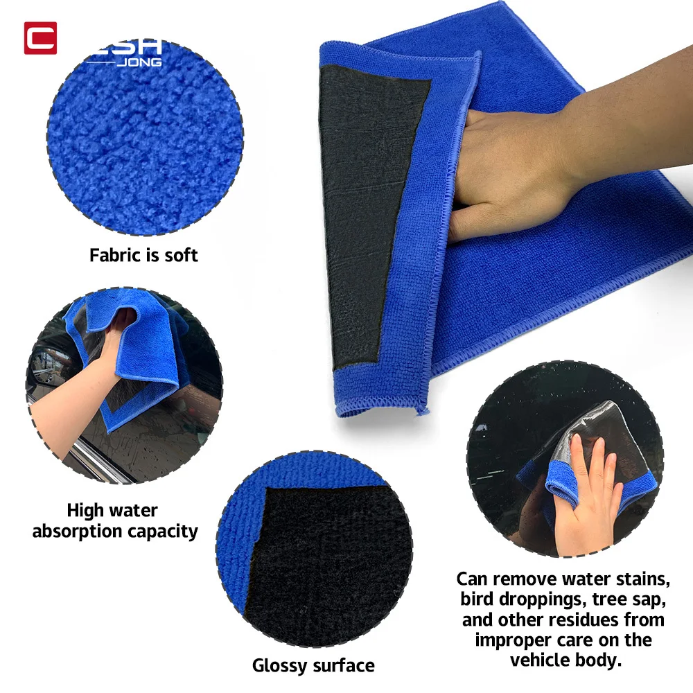 Car Cleaning Towel Magic Clay Cloth for Car Body Detailing with Blue Clay Bar Towel Washing Tool for Cosmetic Accessories