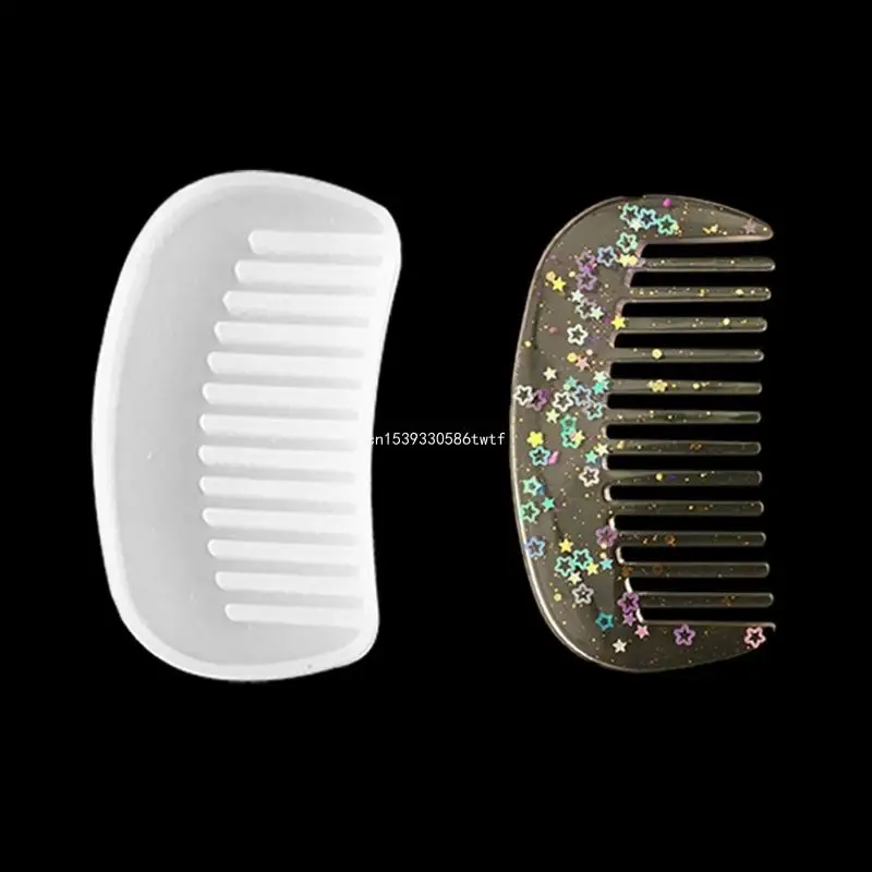 

2Pcs Comb Silicone Molds for Epoxy Resin Hair Comb Resin Casting Mold DIY Dropship