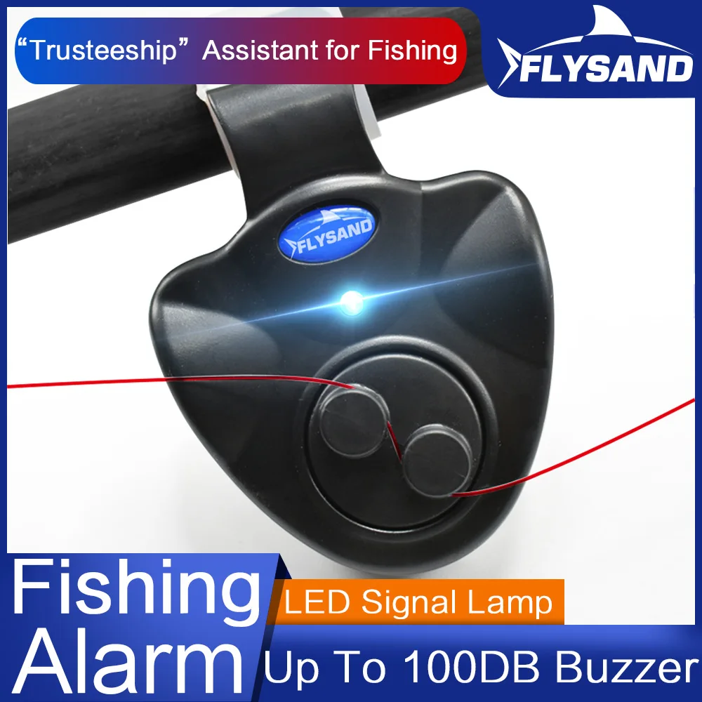 Détecteur de touche LED portable FLYSAND - alarme sonore puissante pour pêche carpe nomade