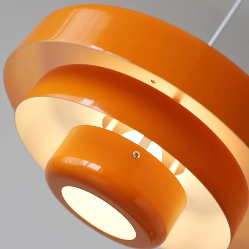 Pendant Lights Pendant Lamp Chandelier Lighting Vintage Pendant Lights Medieval Retro LED Ceiling Chandelier Orange Pendant Lamp Dining Room Restaurant Home Decor Lighting for Cafe Bar Hanging Lights