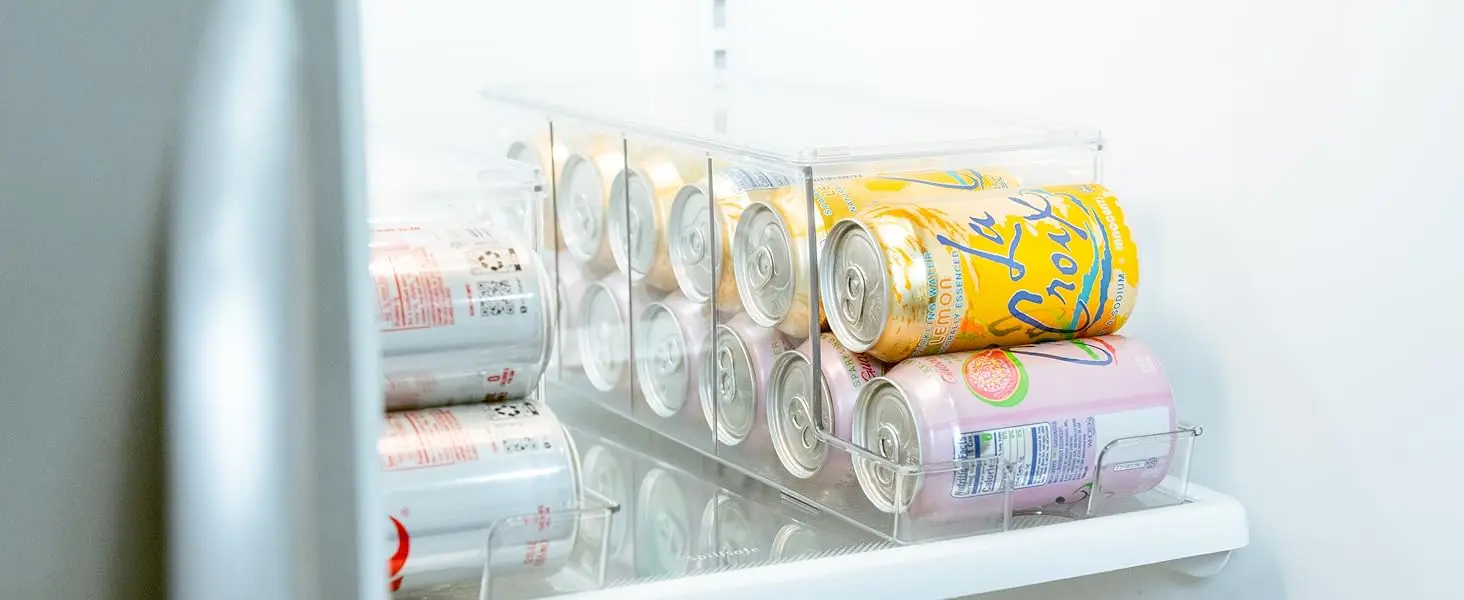 organizers and storage fridge organizer bins fridge can dispenser soda can organizer can