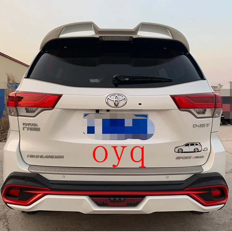 

Для Toyota Highlander 2015-2020 Высокое качество ABS пластиковая Стандартная Крышка багажника Крышка Багажника автомобильный Стайлинг