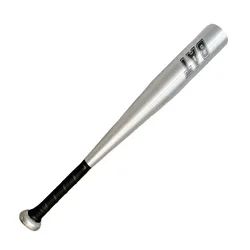Heavy - Duty Aluminum Alloy Baseball Bat for Self - Defense and Outdoor Sports (Silver)