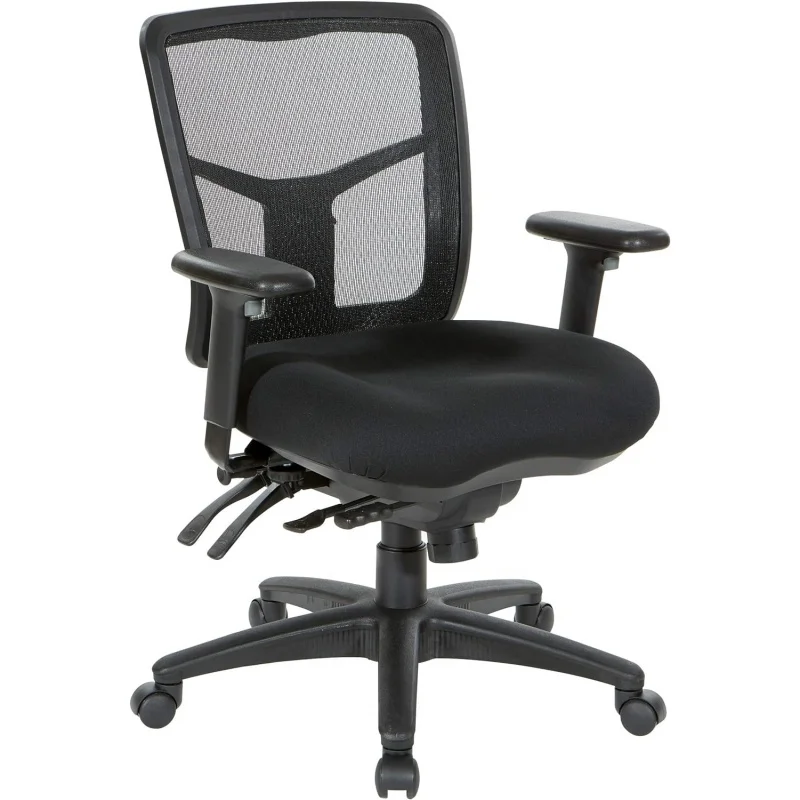 

Office Star ProGrid Breathable Mesh Manager's Office Chair with Adjustable Seat Height, Multi-Function Tilt Control and Seat Sli