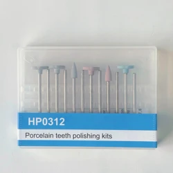 12 - Piece Versatile Ceramic Polishing Kit with Assorted Shapes and Textures (Hp0312)