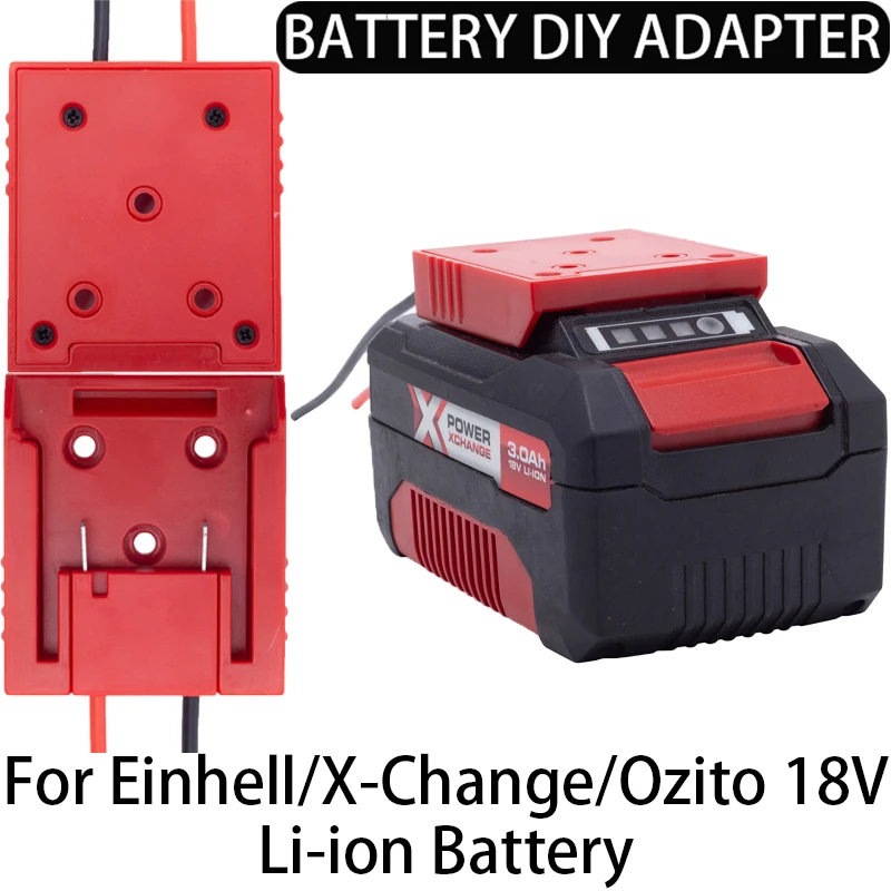 DIY-Adapter für Einhell/X-Change/Ozito 18V Li-Ionen-Batterie adapter Leistungs anschluss 14awg DIY-Adapter für Foy-Maschinen, Autos
